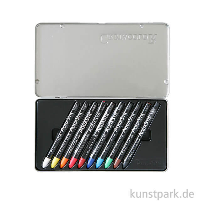 Artikelbild 1 des Artikels “Cretacolor AQUA STIC - 10 Aquarellkreiden im Metalletui “