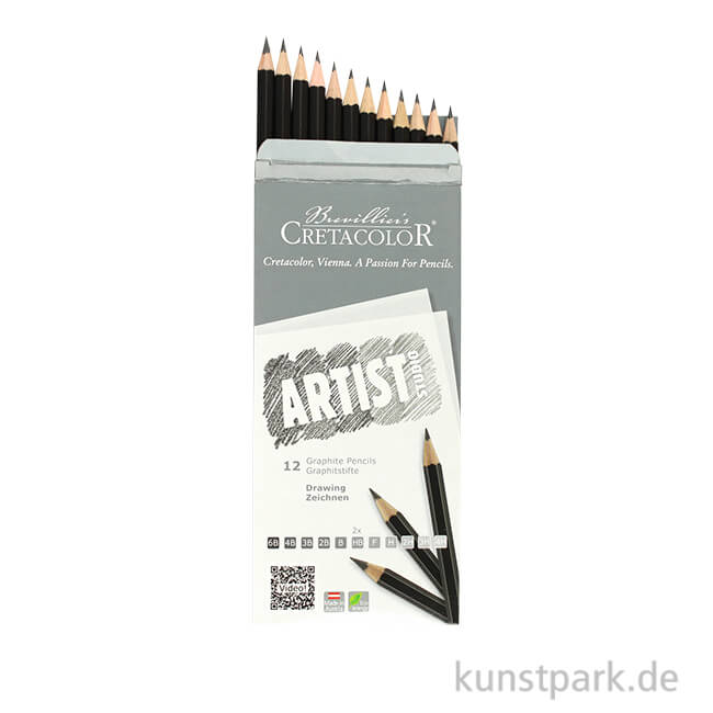 Artikelbild 1 des Artikels “Cretacolor ARTIST Studio Set mit 12 Graphitstiften “