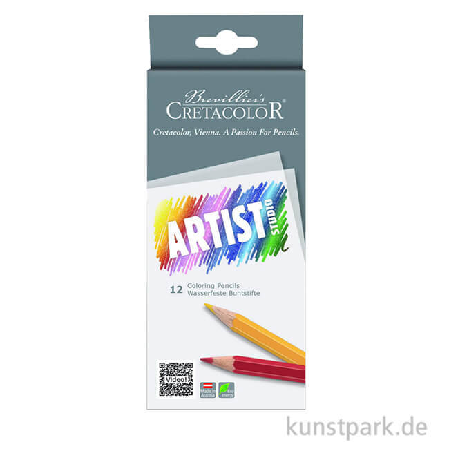 Artikelbild 1 des Artikels “Cretacolor ARTIST Studio - 12 Buntstifte, wasserfest “