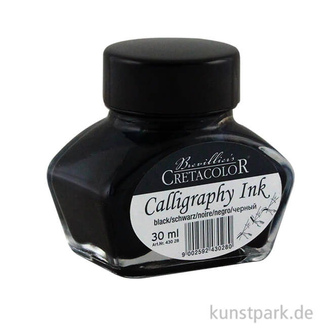 Artikelbild 1 des Artikels “Cretacolor Calligraphy Tinte, schwarz, 30ml im Glas “