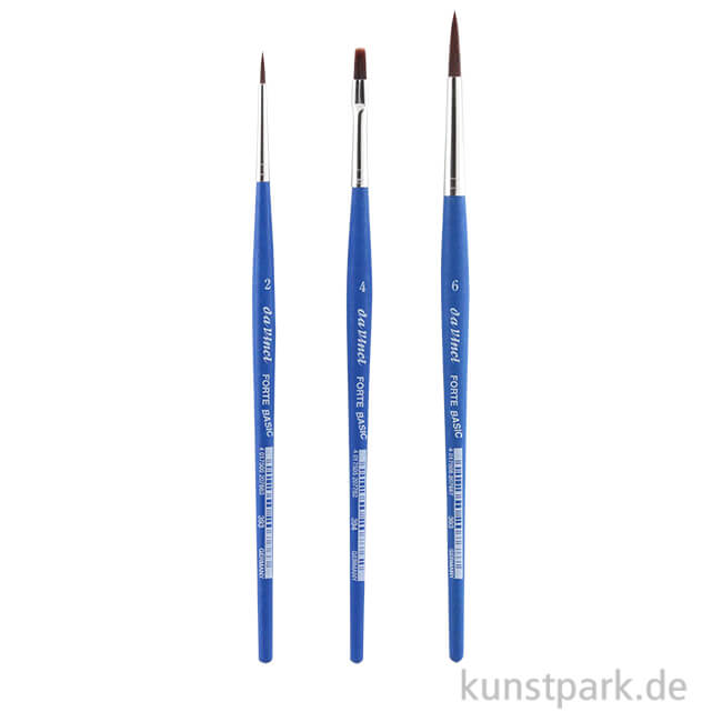 Artikelbild 1 des Artikels “da Vinci Hobbypinselset FORTE-Basic 3 Pinsel “
