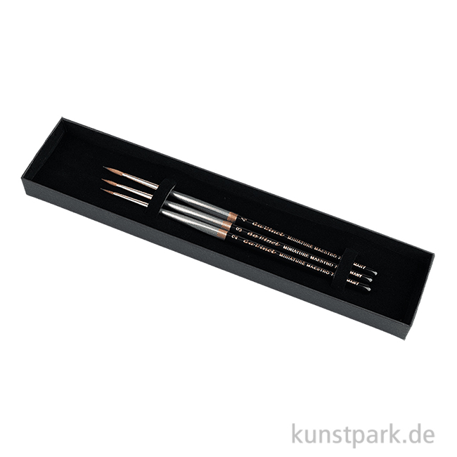 Artikelbild 1 des Artikels “da Vinci MINIATURE MAESTRO Geschenkbox, 3 Miniaturpinsel, Serie 76 “