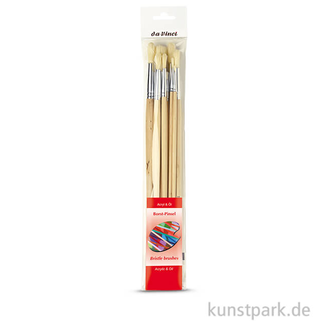 Artikelbild 1 des Artikels “da Vinci Pinselset, 10 Borstpinsel, rund, Allround “