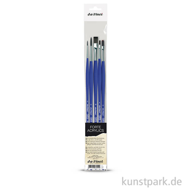 Artikelbild 1 des Artikels “da Vinci Pinselset FORTE ACRYLICS 5 Synthetikpinsel “