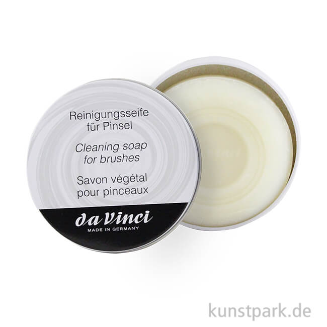 Artikelbild 1 des Artikels “da Vinci Reinigungsseife für Pinsel, Blechdose, 85 g “