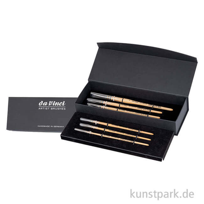 Artikelbild 1 des Artikels “da Vinci - Serie 418 Petit Gris Pur 6 Aquarellpinsel, Geschenkbox “