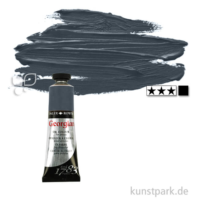 Artikelbild 1 des Artikels “Daler-Rowney GEORGIAN Ölfarben 38 ml | 065 Paynes Grau“