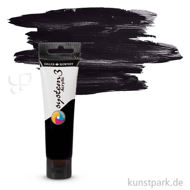 Artikelbild 1 des Artikels “Daler-Rowney SYSTEM-3 Acrylfarben 59 ml | 040 Normalschwarz“