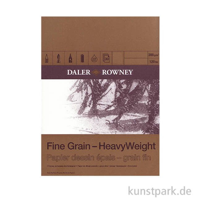 Artikelbild 1 des Artikels “Daler-Rowney Zeichenblock FINE, 30 Blatt, 200g DIN A4“