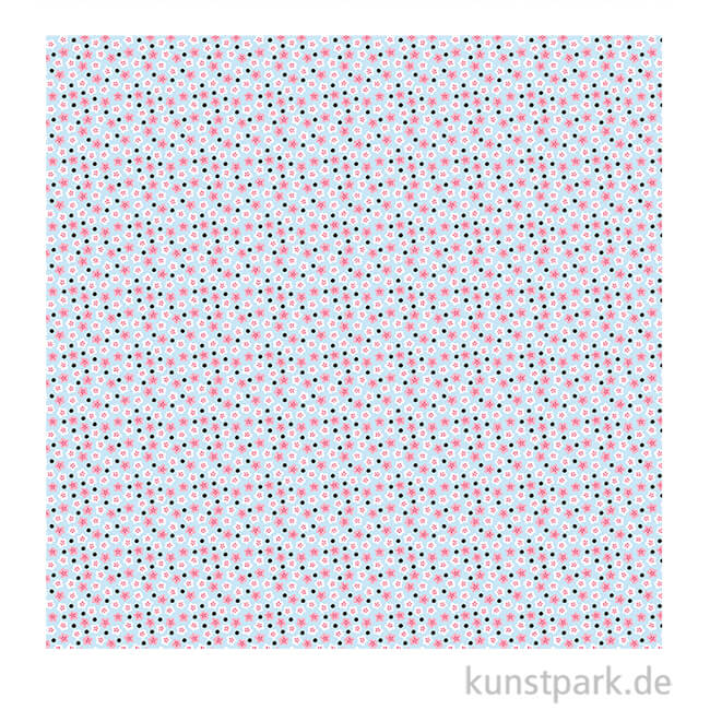 Artikelbild 1 des Artikels “DECOPATCH Papier 661 Blumen Blau-Rosa, 3 Stück “