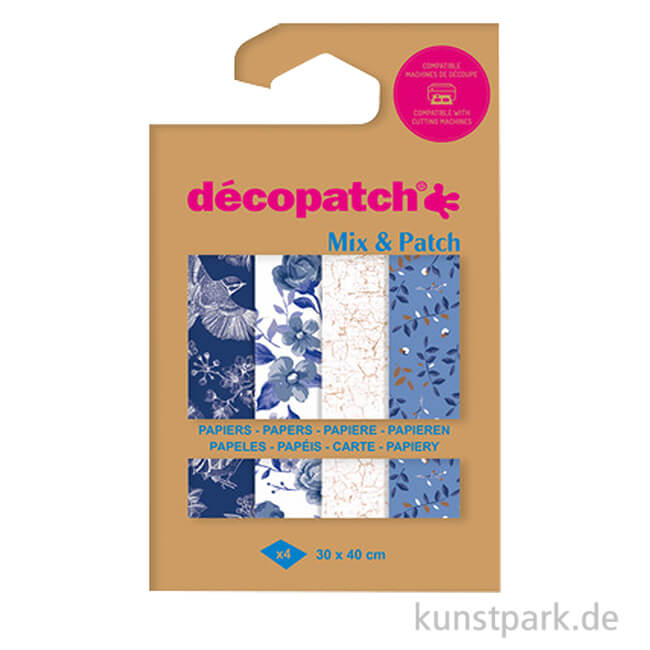 Artikelbild 1 des Artikels “DECOPATCH Papiere - Mix & Patch, Blautöne “