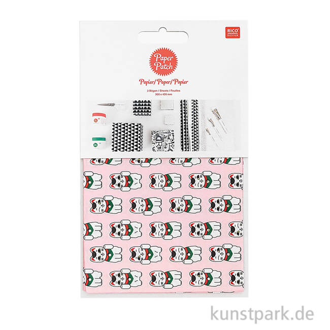 Artikelbild 1 des Artikels “Decoupage Papier - Jardin Japonais, Winkekatzen, 3 Stück “