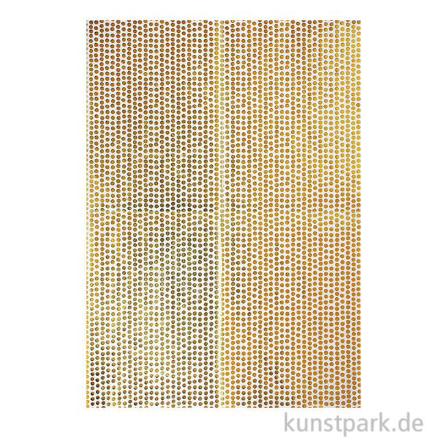 Artikelbild 1 des Artikels “Decoupage Papier - Metallisch Gold Punkte, 3 Stück “