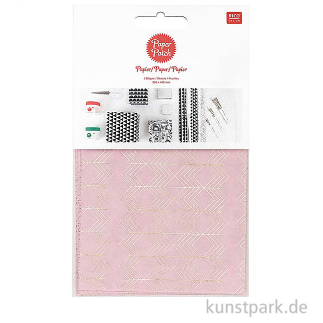 Artikelbild 1 des Artikels “Decoupage Papier - Christmas is in the Air - Rose-Gold, 3 Stück “