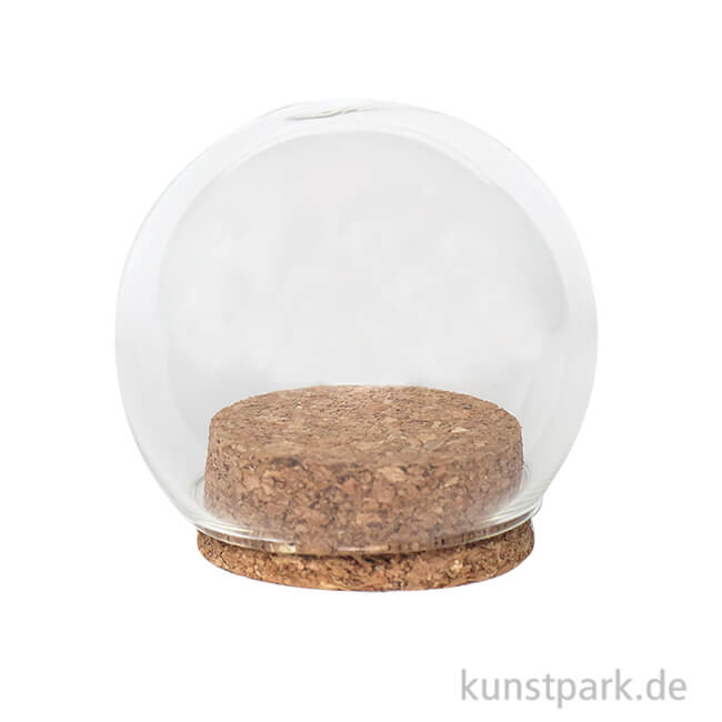 Artikelbild 1 des Artikels “Deko Glaskugel mit Korkboden, ca. 8 cm “