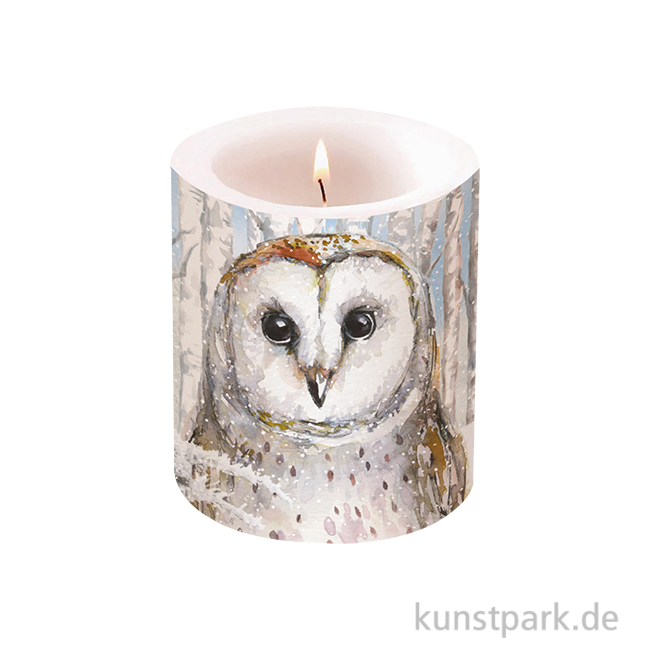 Artikelbild 1 des Artikels “Deko Kerze - Emma, Winter Eule, Höhe 11 cm “