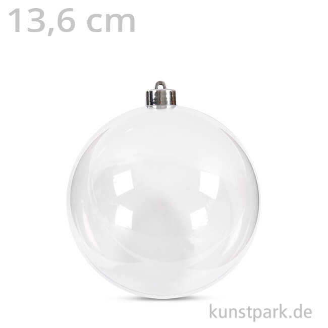 Artikelbild 1 des Artikels “Weihnachtskugel aus Kunststoff, zweiteilig 13,6 cm“