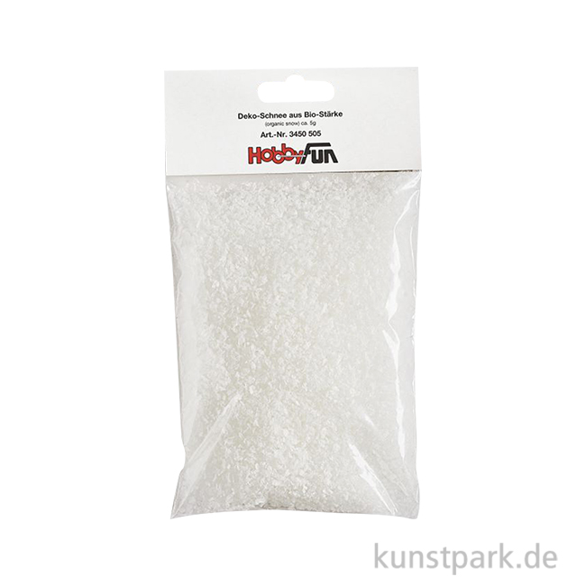 Artikelbild 1 des Artikels “Deko-Schnee aus Bio-Stärke, 5g “