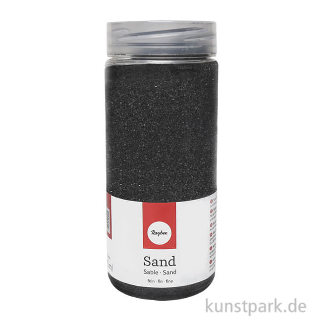 Artikelbild 1 des Artikels “Deko-Sand Fein Dunkelgrau, 0,1 - 0,5 mm, 475 ml “