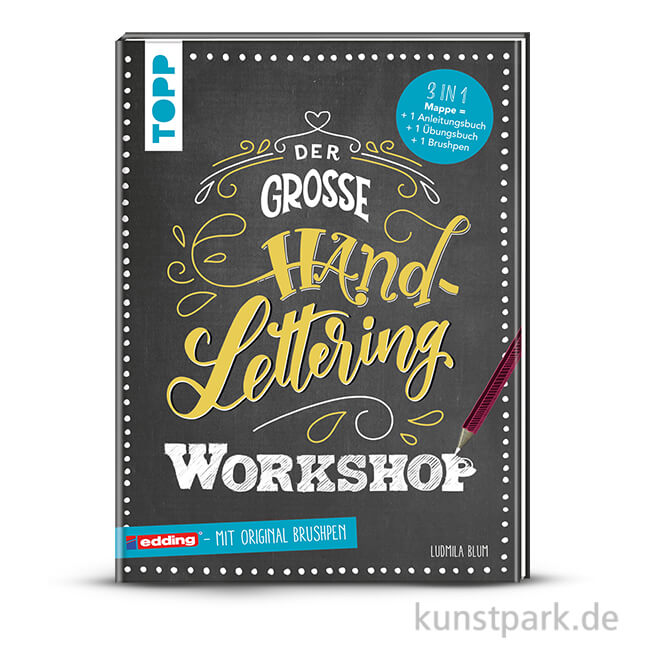 Artikelbild 1 des Artikels “Der große Handlettering Workshop, Topp Verlag “