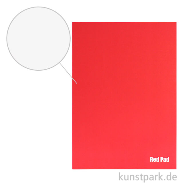 Artikelbild 1 des Artikels “Der Rote Block - Skizzenpapier weiß, 50 Blatt, 120g “