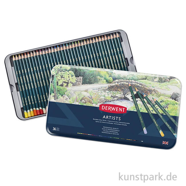 Artikelbild 1 des Artikels “Derwent ARTISTS, 36 Farbstifte im Metalletui “