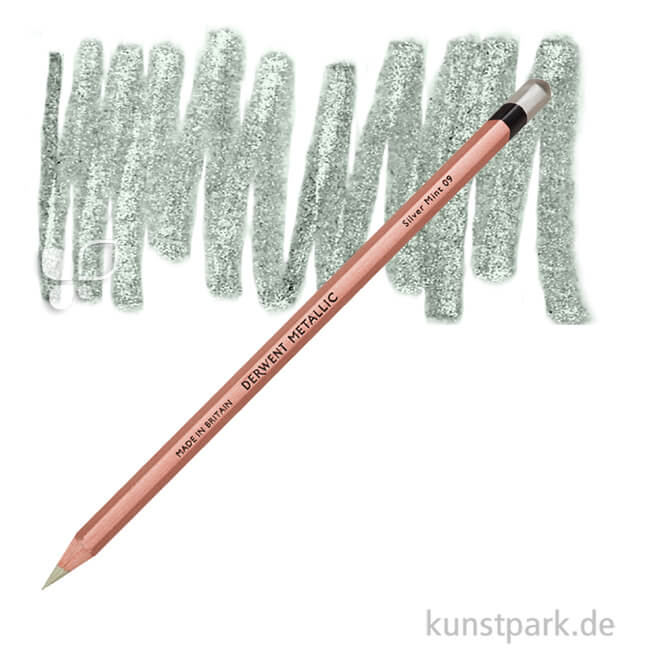 Artikelbild 1 des Artikels “Derwent METALLIC Farbstift einzeln Stift | Silver Mint“