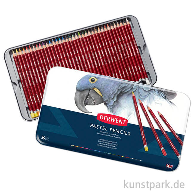 Artikelbild 1 des Artikels “Derwent PASTELS, 36 Pastellstifte im Metalletui “