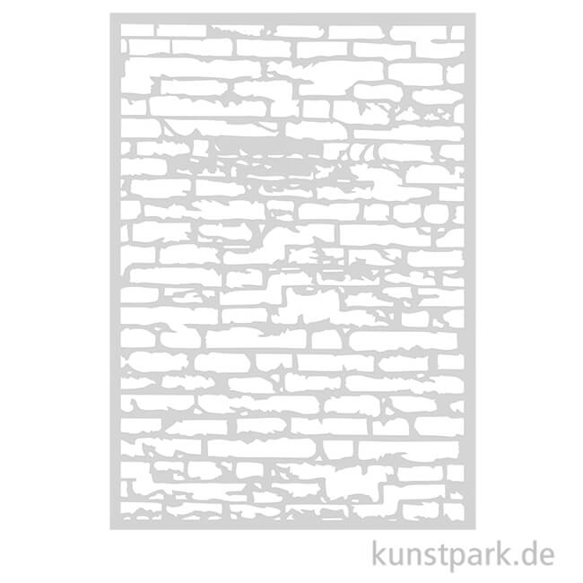 Artikelbild 1 des Artikels “Design Schablone Ziegelwand DIN A4 “