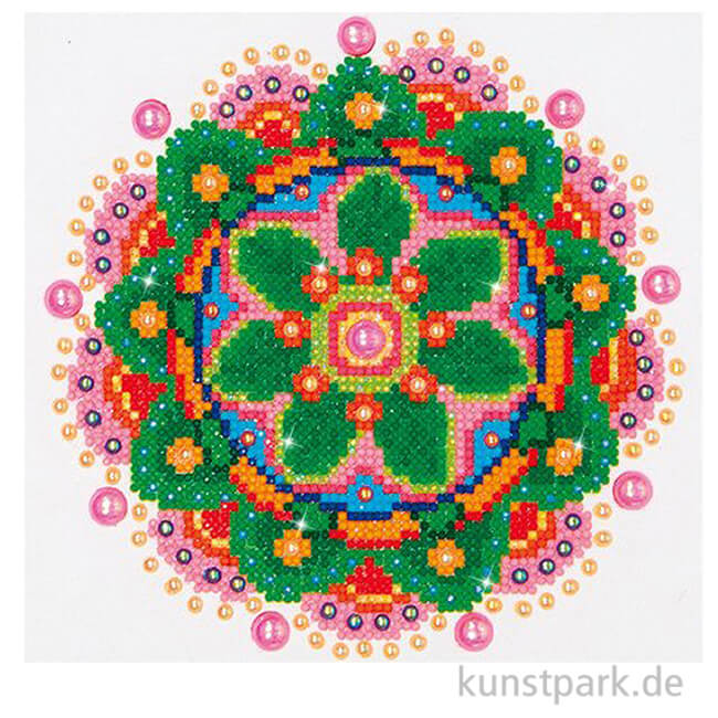 Artikelbild 1 des Artikels “DIAMOND DOTZ Flower Mandala, Größe etwa 25,4 x 20,3 cm “