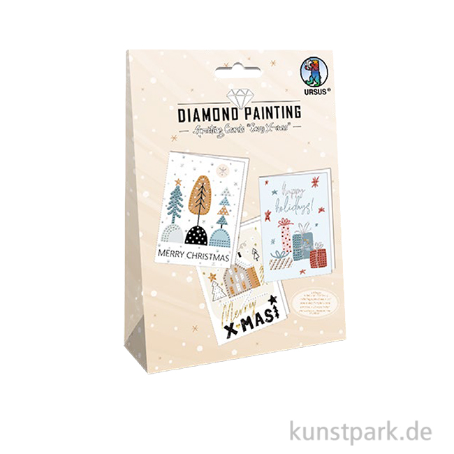 Artikelbild 1 des Artikels “Diamond Painting Cards - Cosy X-Mas Weihnachtskarten “