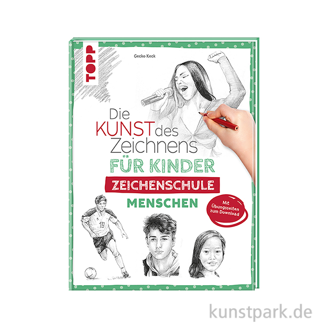 Artikelbild 1 des Artikels “Die Kunst des Zeichnens für Kinder Zeichenschule - Menschen, Topp “
