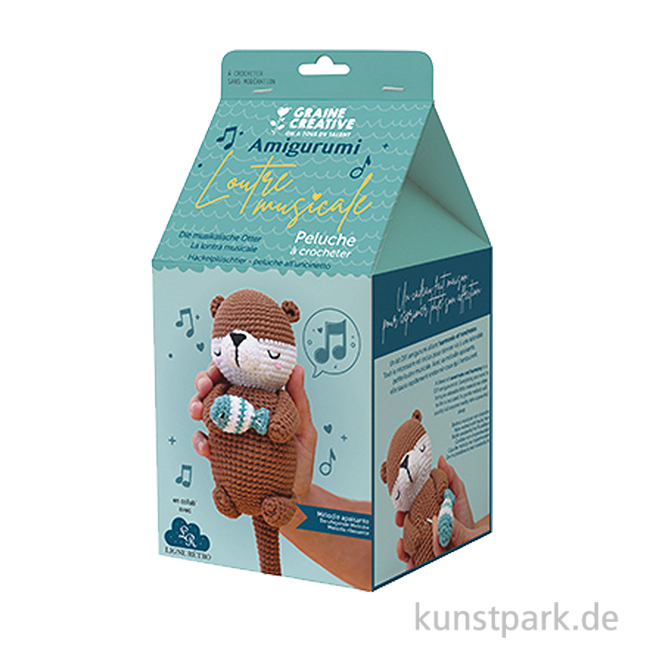 Artikelbild 1 des Artikels “DIY Häkelset - Musical Otter Amigurumi Kit “