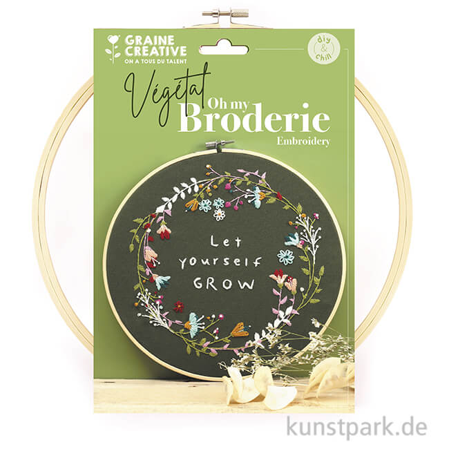 Artikelbild 1 des Artikels “DIY Stickset - Pflanzen Embroidery Kit “