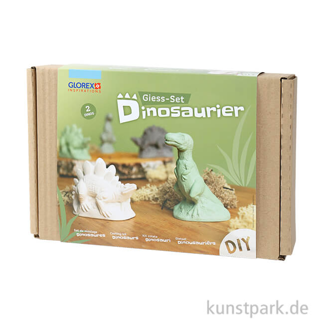 Artikelbild 1 des Artikels “DIY Set - Dinos Gießen mit Latexformen, Gießmasse + Zubehör “