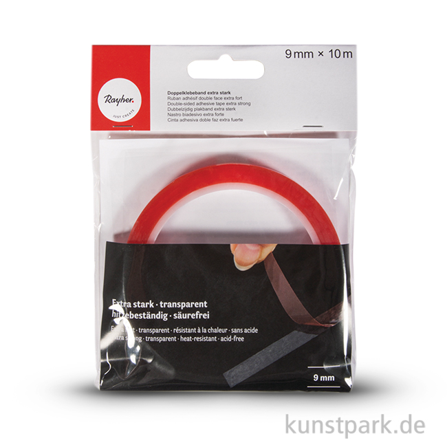 Artikelbild 1 des Artikels “Doppelklebeband extra stark, transparent, 10m 9 mm“
