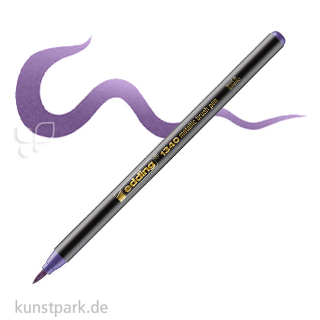 Artikelbild 1 des Artikels “edding 1340 Brushpen - Metallic Stift | Violett Metallic“