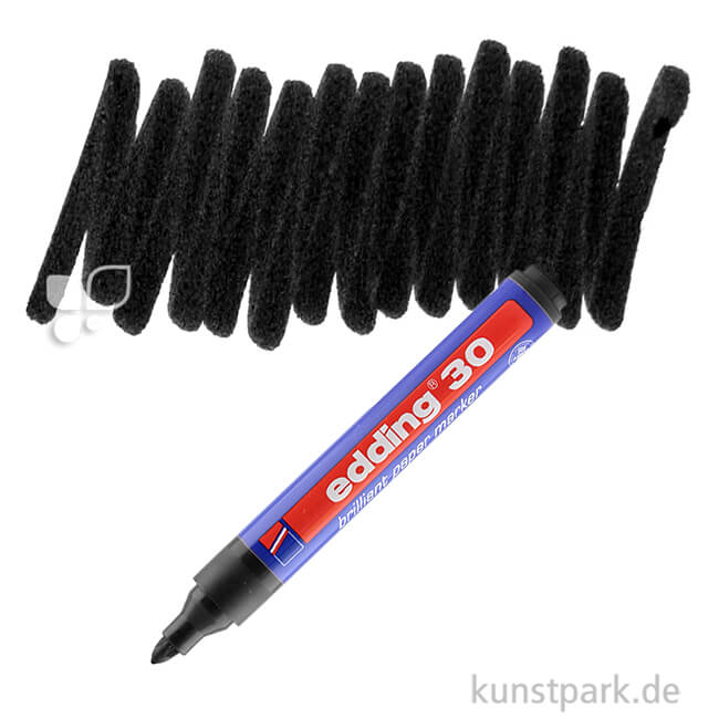 Artikelbild 1 des Artikels “edding 30 Brilliant Paper Marker 001 Schwarz“