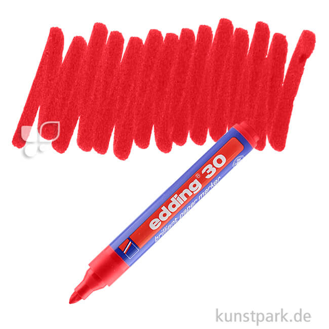 Artikelbild 1 des Artikels “edding 30 Brilliant Paper Marker 002 Rot“