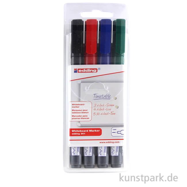 Artikelbild 1 des Artikels “edding 361 Whiteboard-Marker Set, Etui mit 4 Farben “