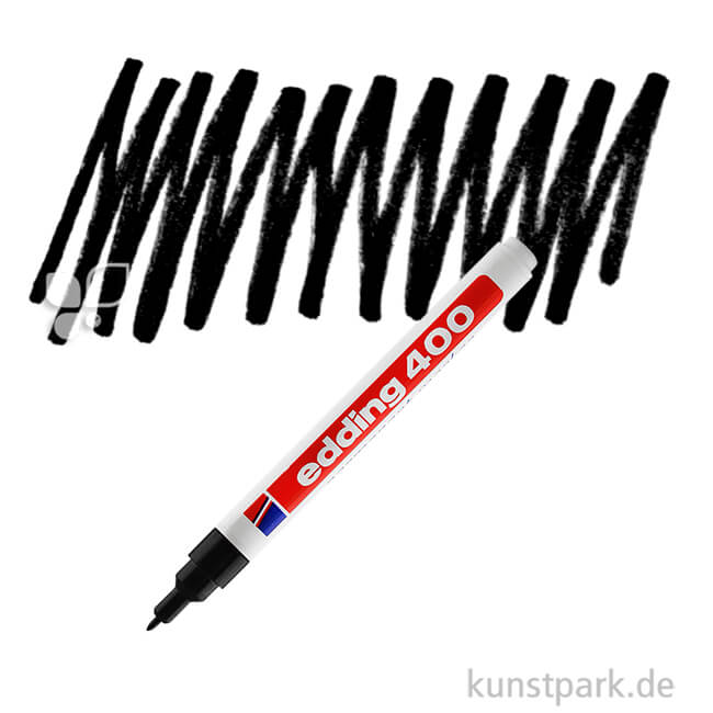 Artikelbild 1 des Artikels “edding 400 Permanent Marker Einzelfarbe | 001 Schwarz“