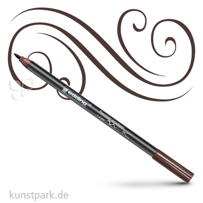 Artikelbild 1 des Artikels “edding 4200 Porcelain Brushpen Einzelstift | Braun“