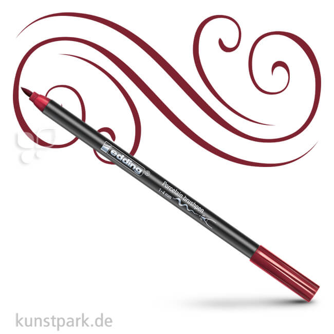 Artikelbild 1 des Artikels “edding 4200 Porcelain Brushpen Einzelstift | Karmesin“