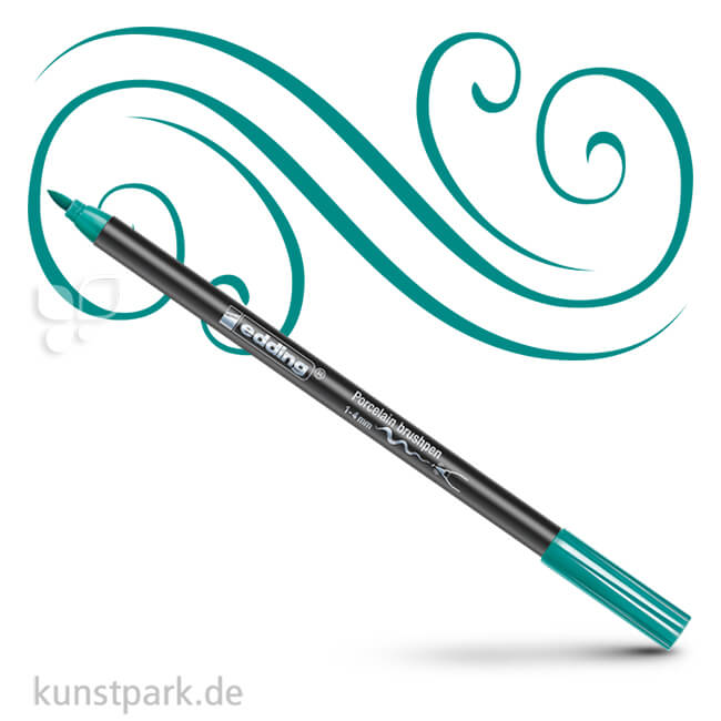 Artikelbild 1 des Artikels “edding 4200 Porcelain Brushpen Einzelstift | Türkis“