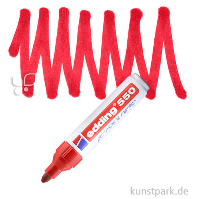 Artikelbild 1 des Artikels “edding 550 Permanent Marker Einzelfarbe | 002 Rot“