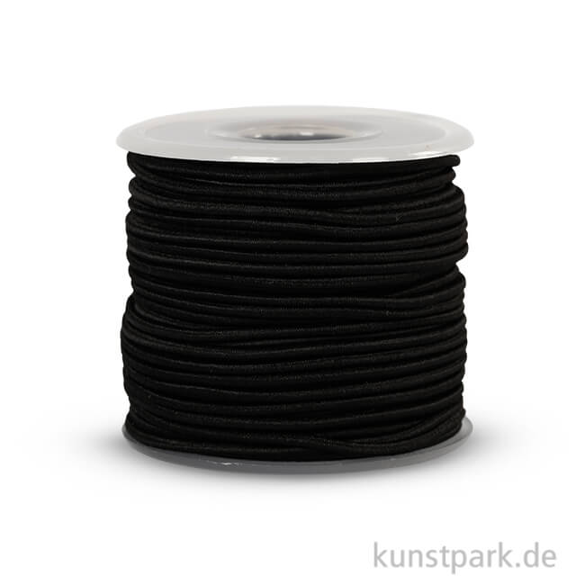 Artikelbild 1 des Artikels “Elastisches Gummiband - Dicke 2 mm, 25 m Schwarz“