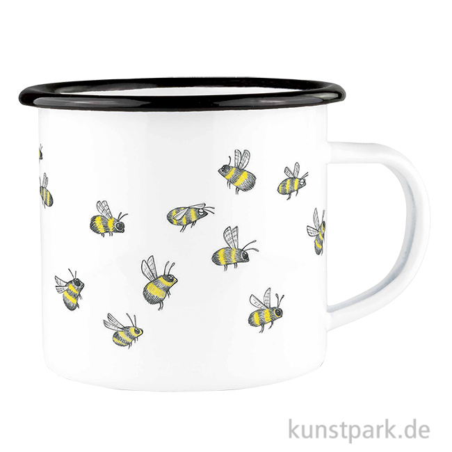 Artikelbild 1 des Artikels “Emailletasse - Bienenschwarm, 300 ml “