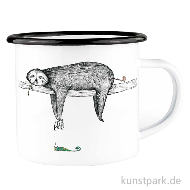 Artikelbild 1 des Artikels “Emailletasse - Faultier, 500 ml “
