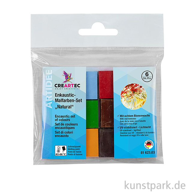 Artikelbild 1 des Artikels “Encaustic Farben-Set - Natural - mit 6 Farben “
