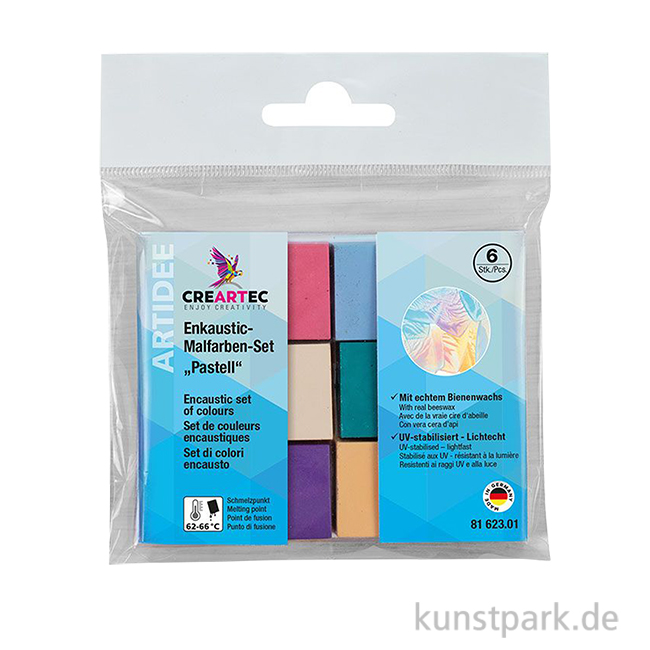 Artikelbild 1 des Artikels “Encaustic Farben-Set - Pastell - mit 6 Farben “